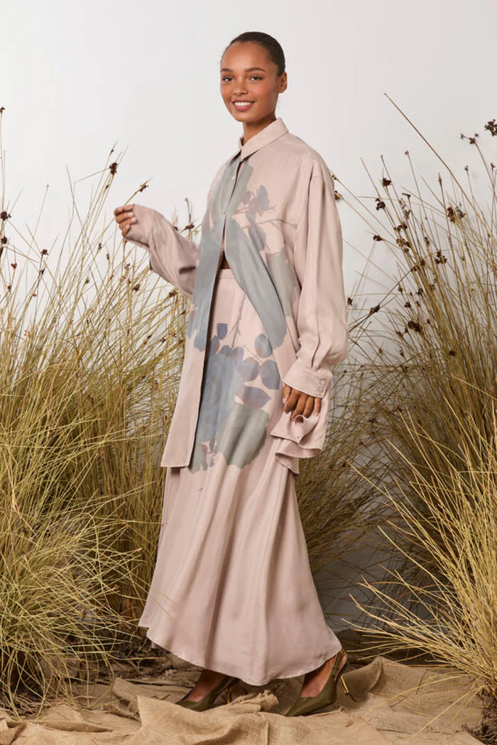 M.A Dainty - Cats Meow Oversized Shirt Pink