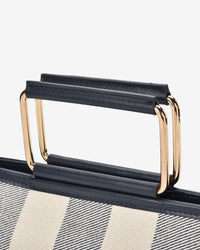 Arlington Milne Celia Handbag Navy Canvas