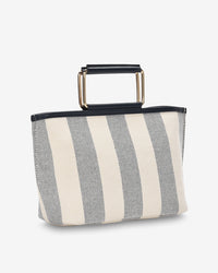 Arlington Milne Celia Handbag Navy Canvas