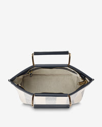 Arlington Milne Celia Handbag Navy Canvas