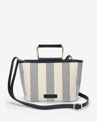 Arlington Milne Celia Handbag Navy Canvas