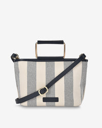Arlington Milne Celia Handbag Navy Canvas
