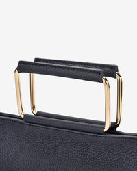 Arlington Milne Celia Handbag Navy Pebble