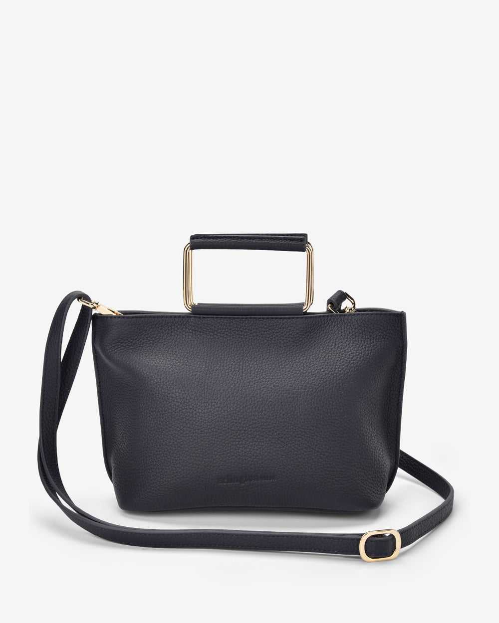 Arlington Milne Celia Handbag Navy Pebble