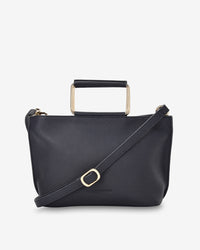 Arlington Milne Celia Handbag Navy Pebble
