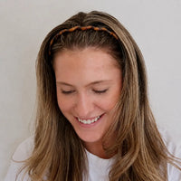 Tania Hird Ondine Headband - Classic Brown