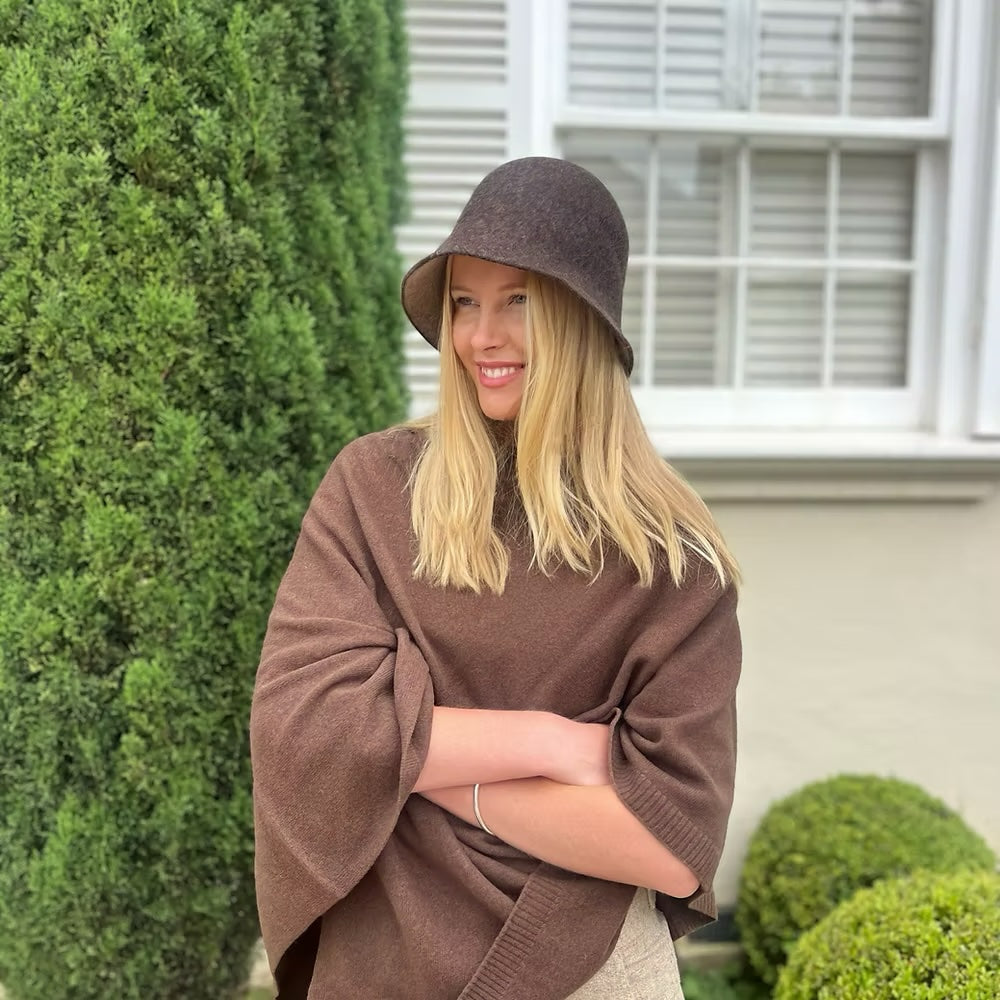 Boston 100% Wool Cloche Hat