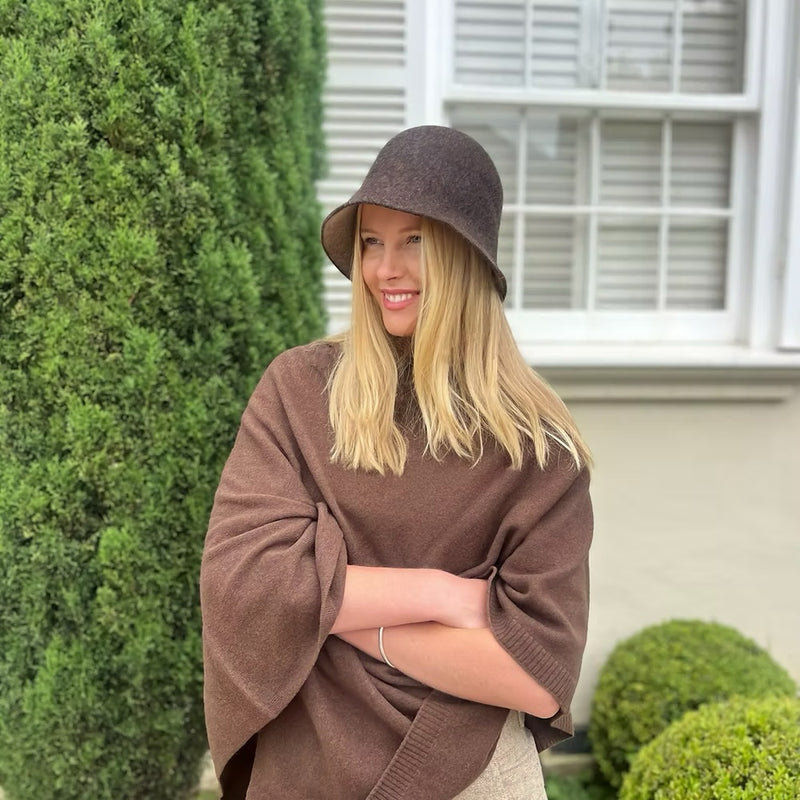 Boston 100% Wool Cloche Hat