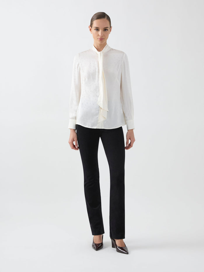 Moss & Spy Connie Blouse - Ivory - front