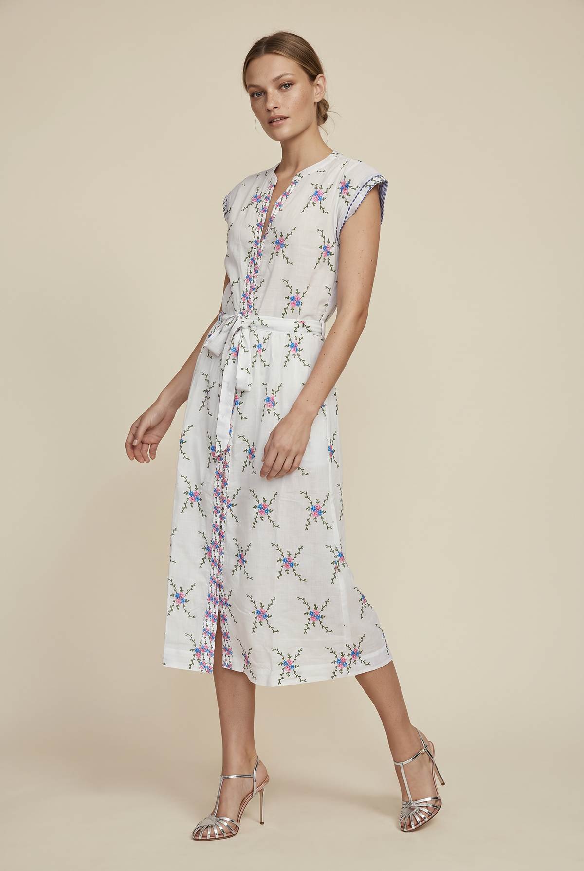 Lola Daisy Boo Midi Dress - Daisy Chain