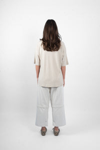 M.A Dainty Peony Tee in Hessian