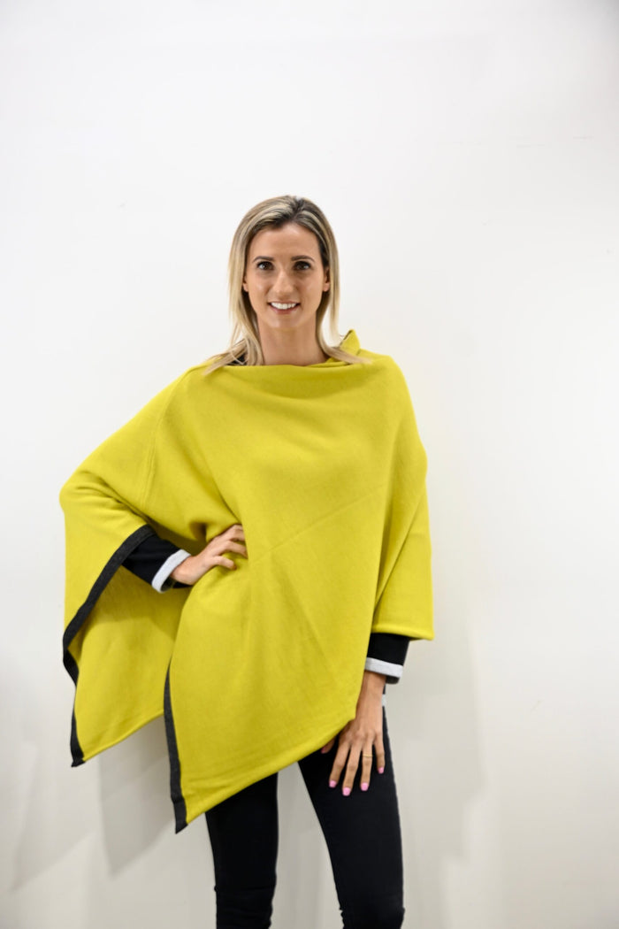Australian Made Edge Trim Poncho 6121
