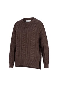 Maxted - Chocolate Soft Touch Cable Jumper
