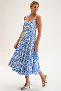 Wyatt Wylde - Mira Dress - Blue Floral