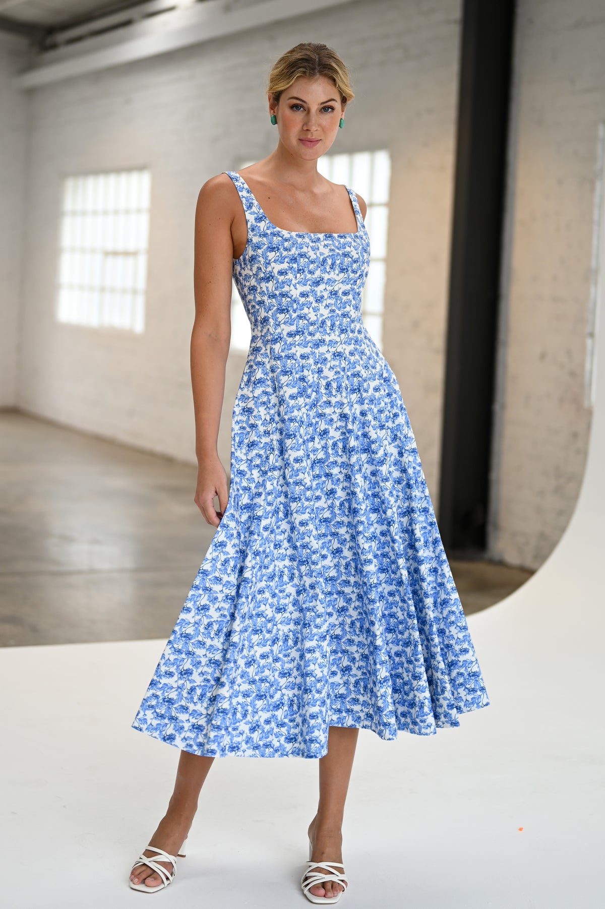 Wyatt Wylde - Mira Dress - Blue Floral