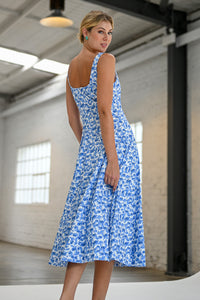 Wyatt Wylde - Mira Dress - Blue Floral