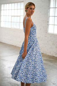 Wyatt Wylde - Mira Dress - Blue Floral