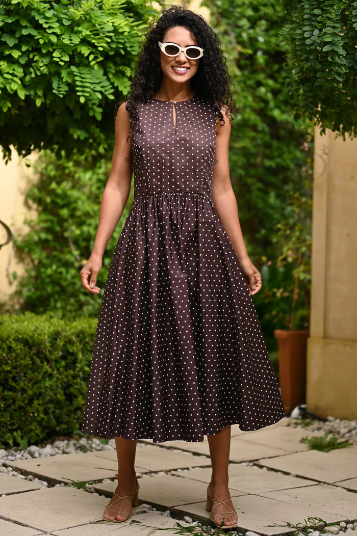 Wyatt Wylde - Julia Dress - Brown Spot