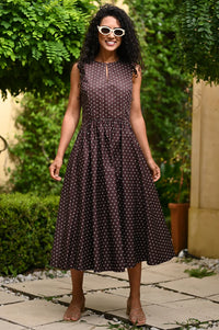 Wyatt Wylde - Julia Dress - Brown Spot
