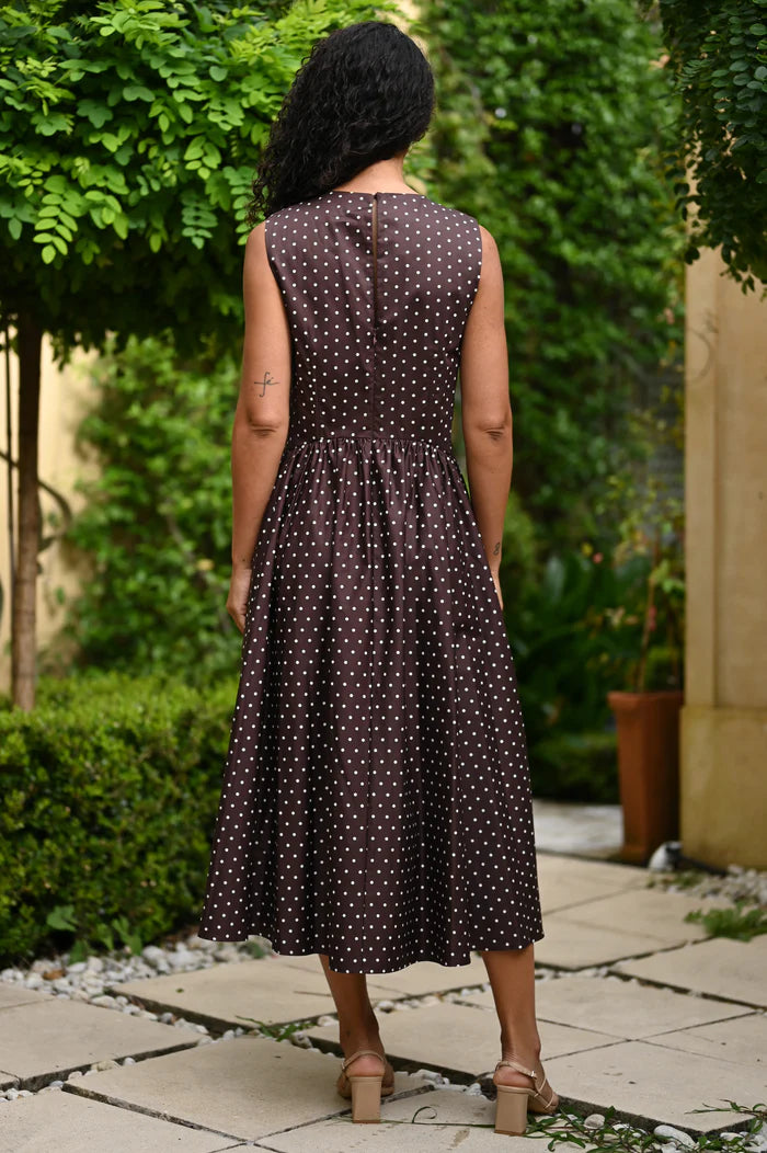 Wyatt Wylde - Julia Dress - Brown Spot
