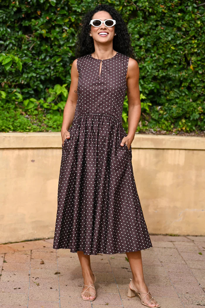 Wyatt Wylde - Julia Dress - Brown Spot