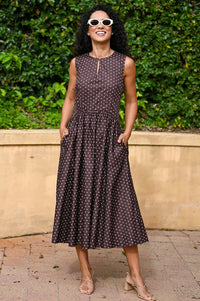 Wyatt Wylde - Julia Dress - Brown Spot
