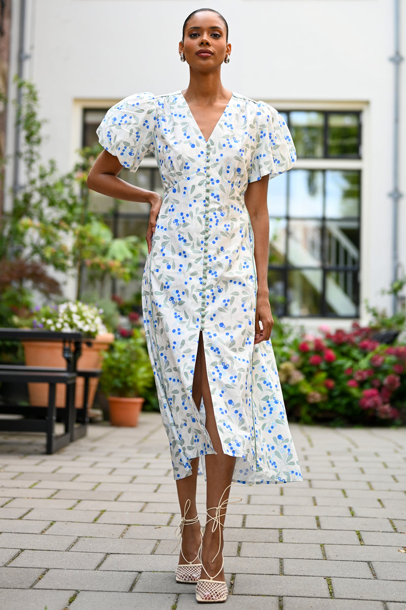 Wyatt Wylde - Anita Dress - Berry Print