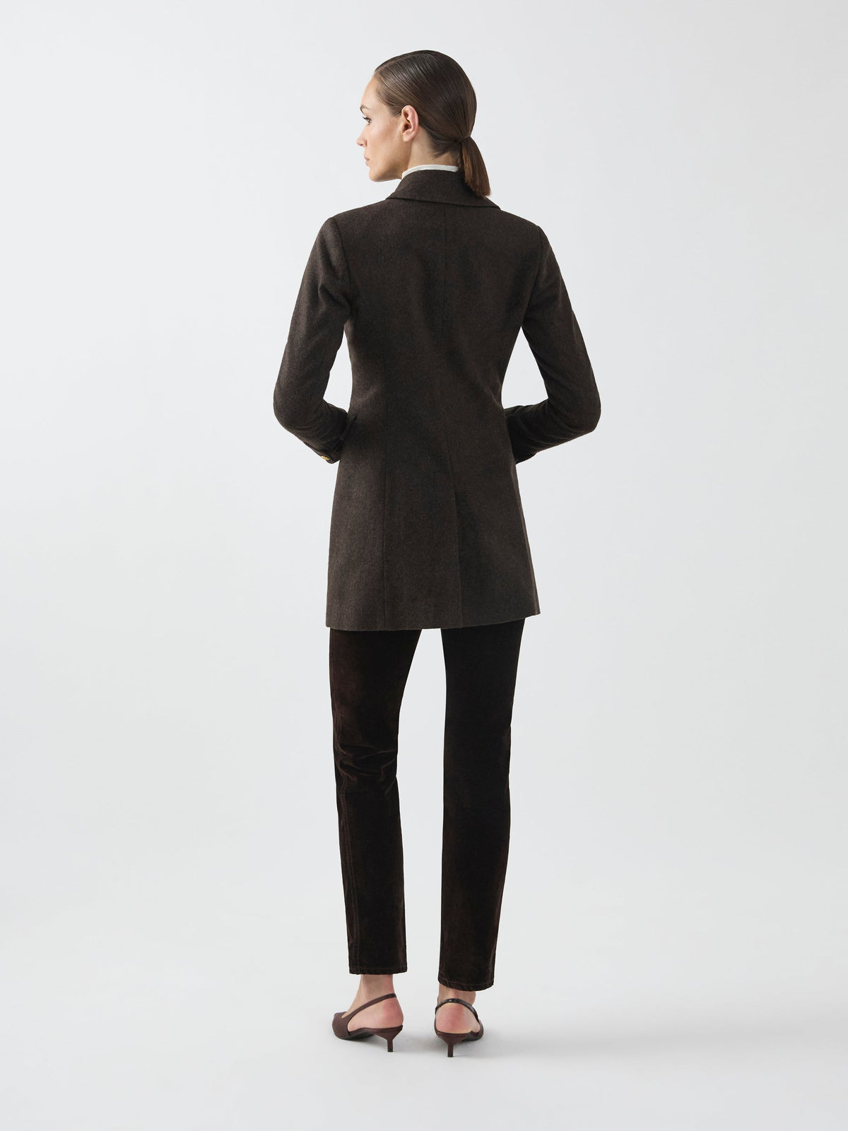 Moss & Spy Delta Jacket - Chocolate - back