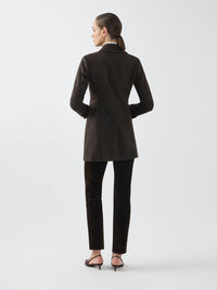Moss & Spy Delta Jacket - Chocolate - back