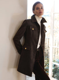 Moss & Spy Delta Jacket - Chocolate - front