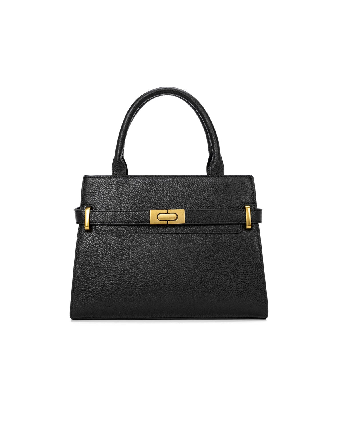 Serenade Elegant Grace leather cross body bag in black