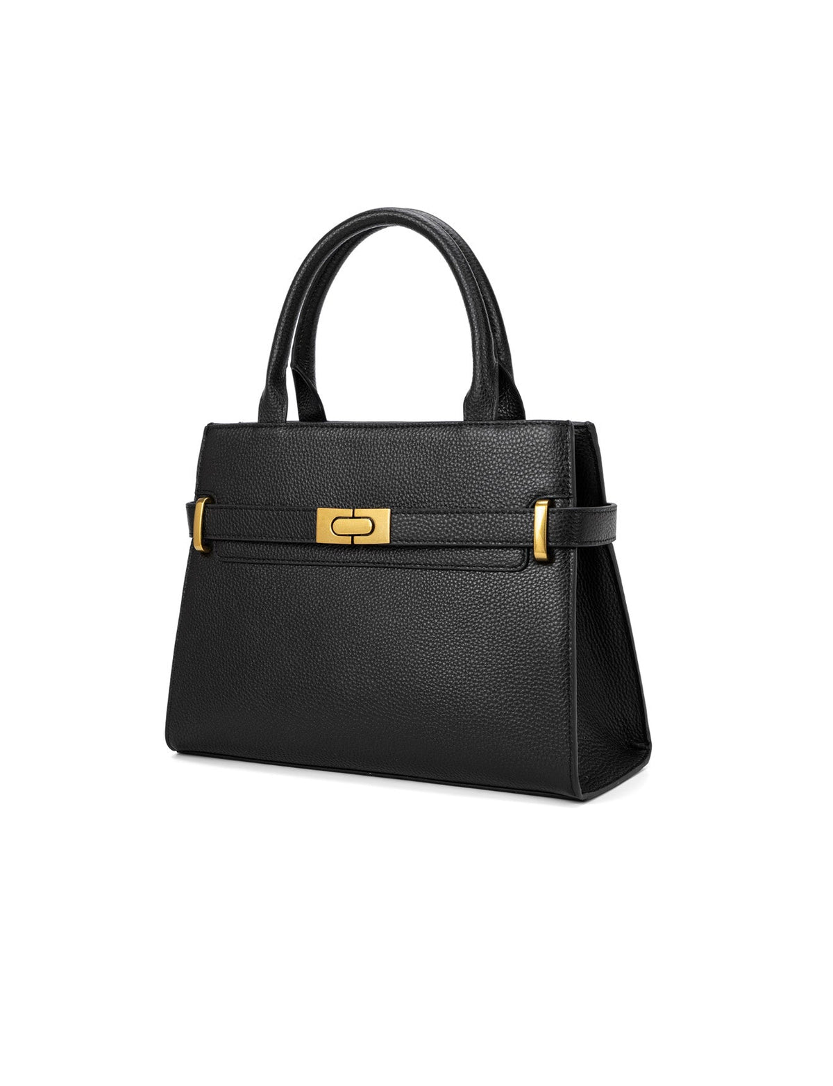 Serenade Elegant Grace leather cross body bag in black