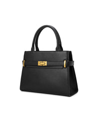 Serenade Elegant Grace leather cross body bag in black