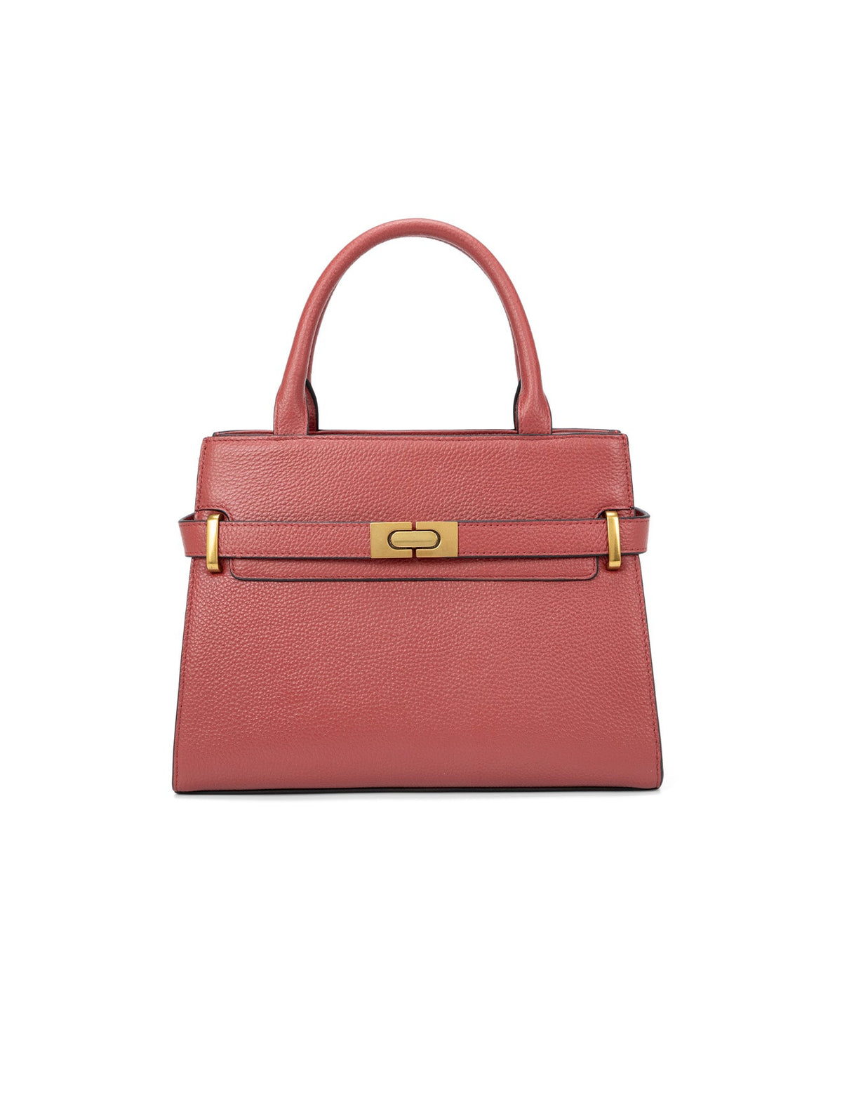 Serenade Elegant Grace leather cross body bag in brick