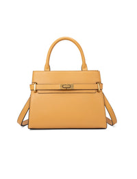 Serenade Elegant Grace leather cross body bag in dijon