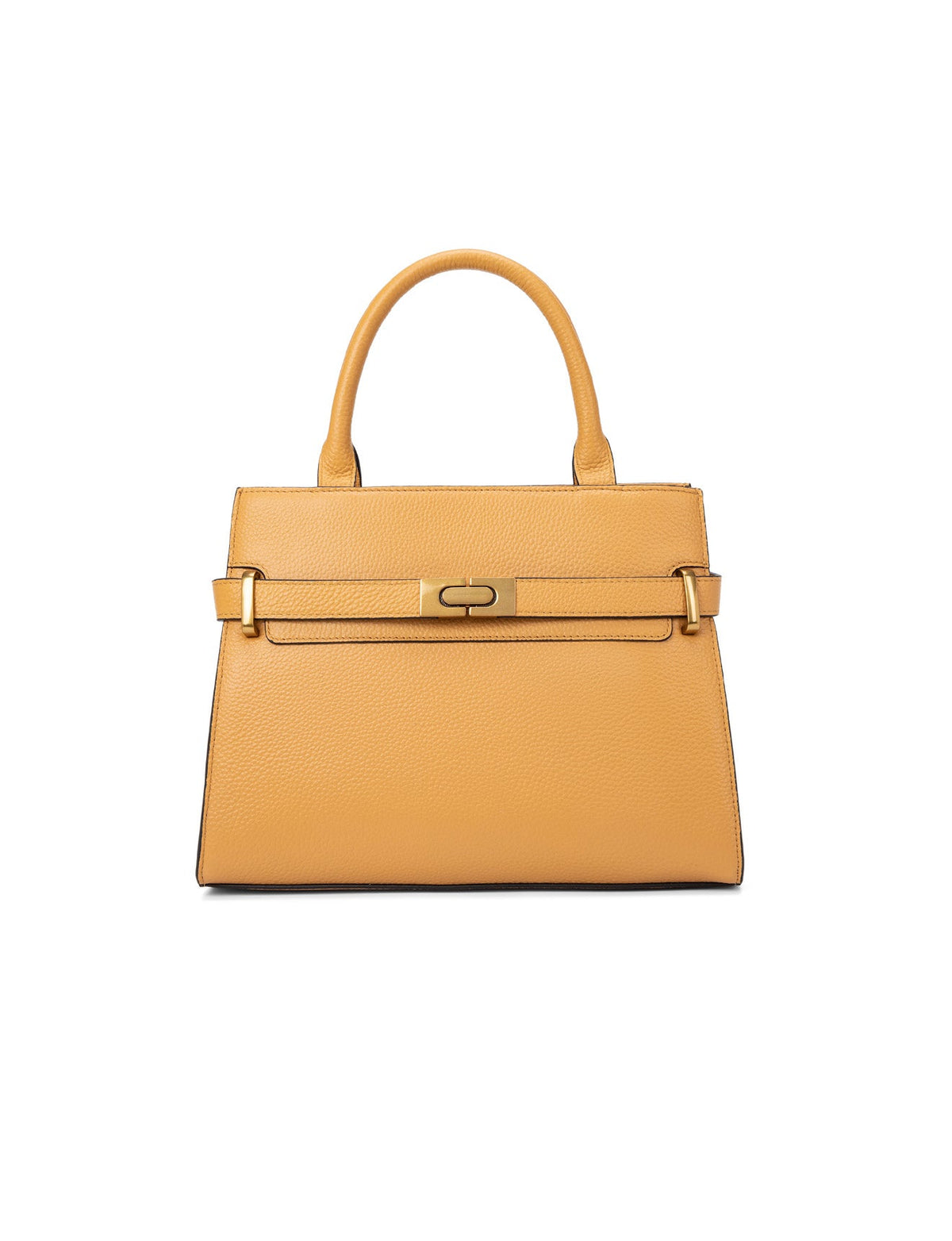Serenade Elegant Grace leather cross body bag in dijon