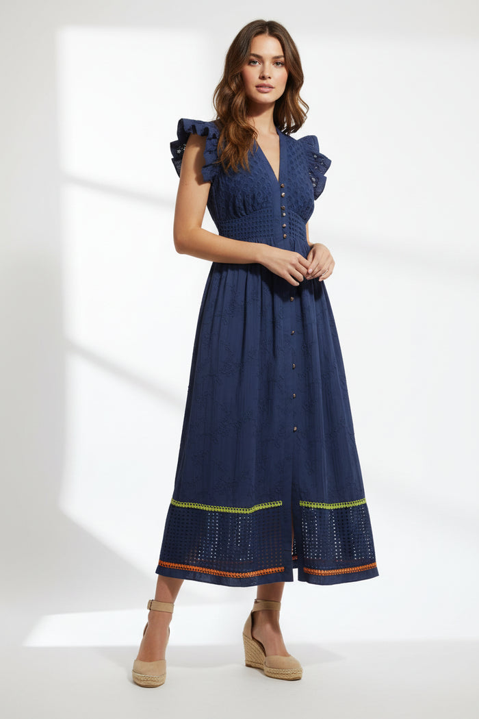 Emily Lovelock - Madeline Broderie Anglaise Dress