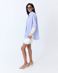 Eder by Anna Madelaine Short in off white canvas