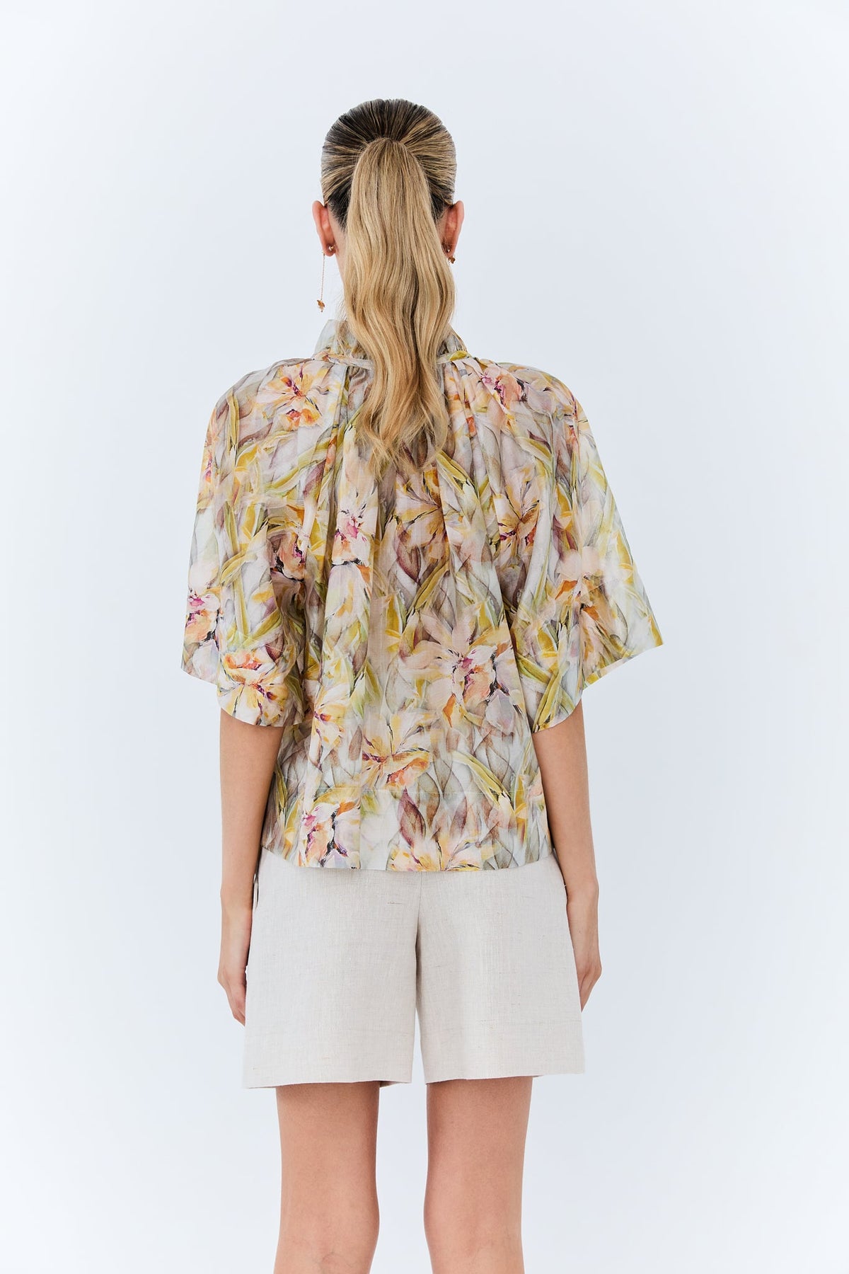 Eder by Anna Madelaine Short in oat linen