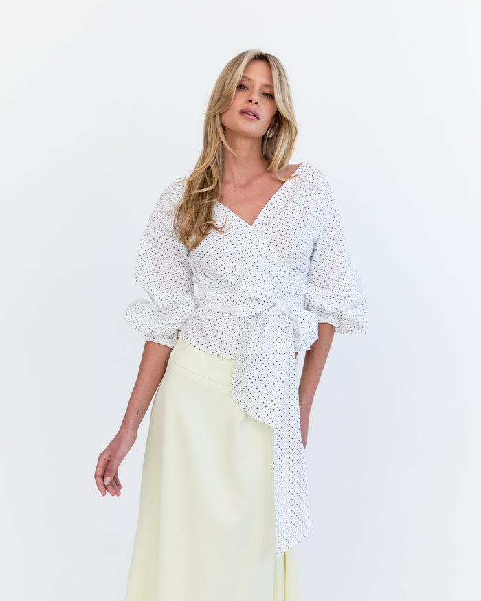 Eder by Anna Antonette Blouse in polka dot