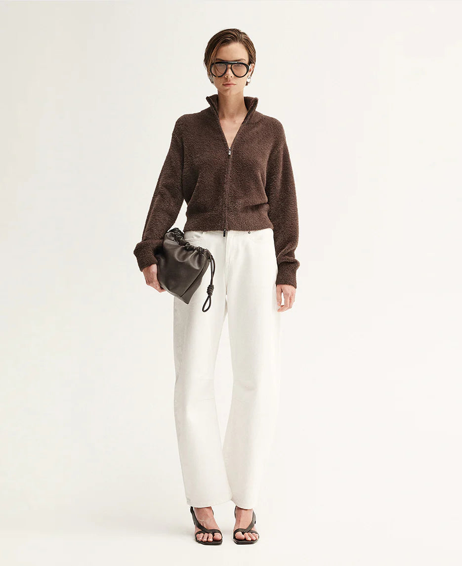 Elka - Leon Knit Cardigan - Chocolate