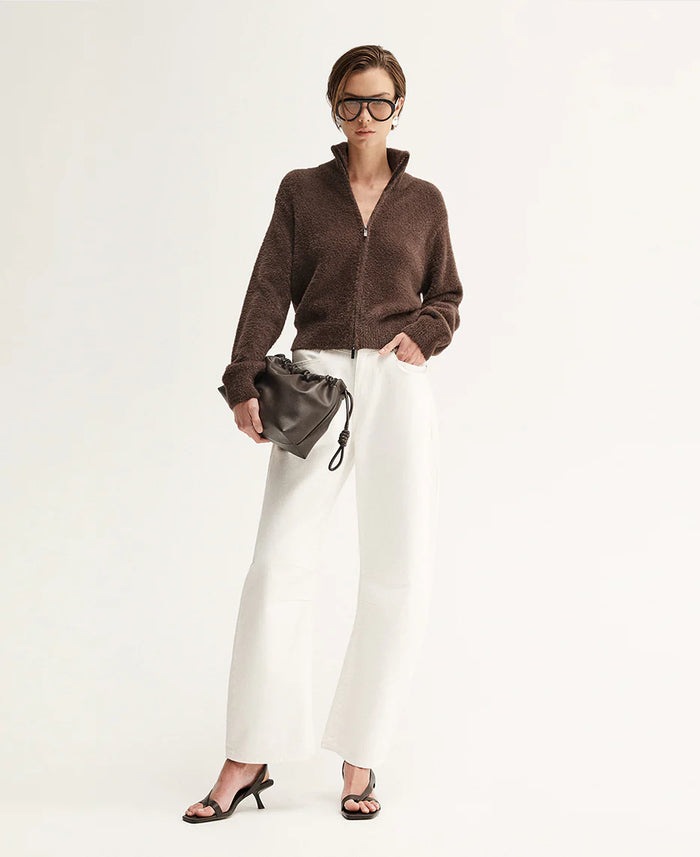 Elka - Leon Knit Cardigan - Chocolate