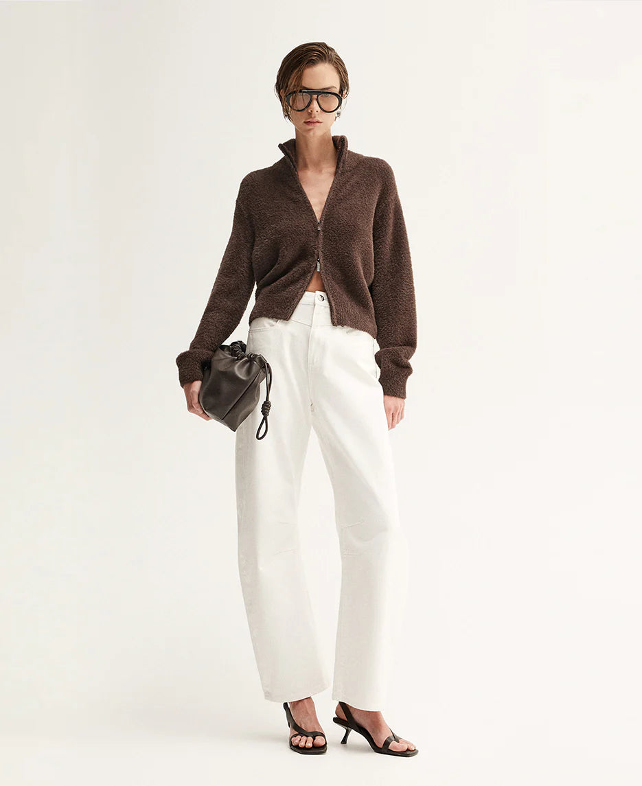 Elka - Leon Knit Cardigan - Chocolate