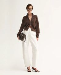 Elka - Leon Knit Cardigan - Chocolate