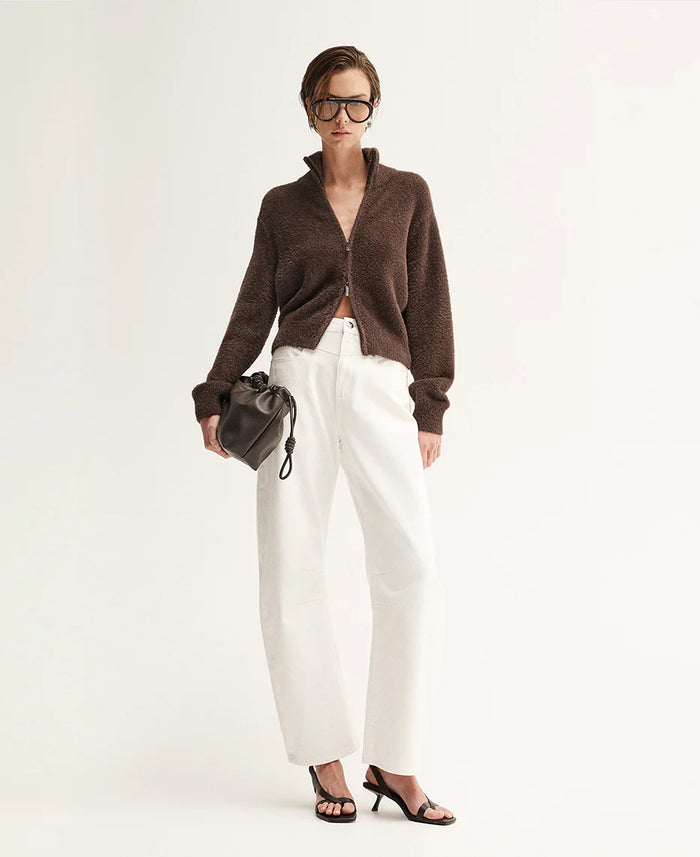 Elka - Leon Knit Cardigan - Chocolate