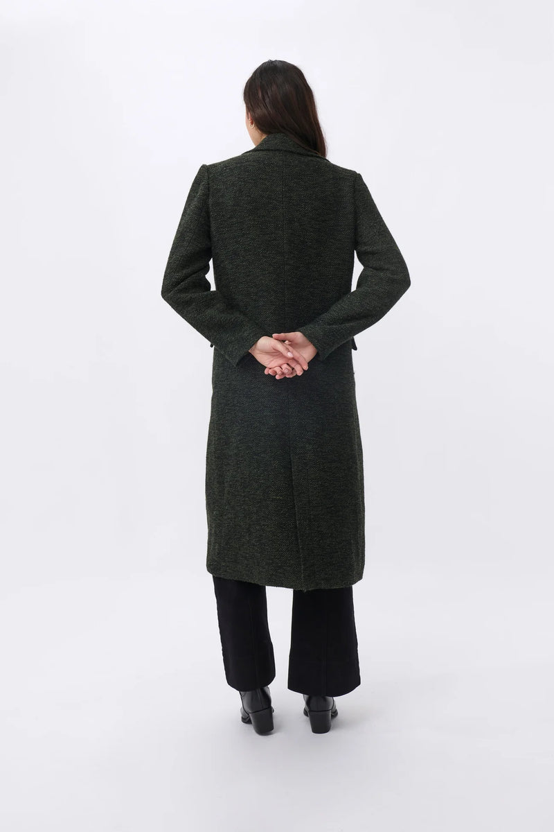 Kireina Etta Coat - Green & Black