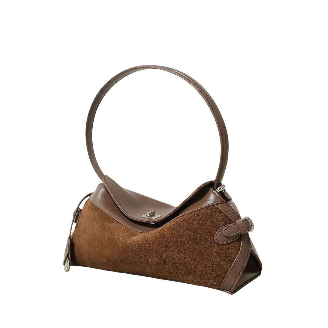 St Margaux Suede Leather Bag