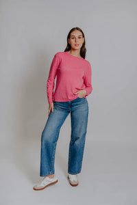 Bella - Cable Trim Pullover