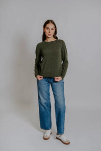 Bella - Cable Trim Pullover