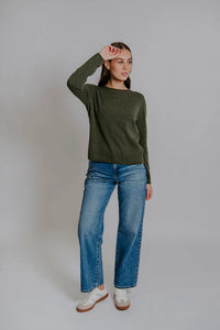 Bella - Cable Trim Pullover